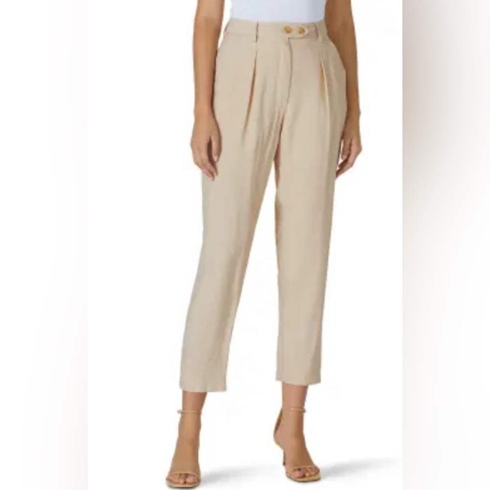 Love, Whit by Whitney Port Beige Tailored Pant